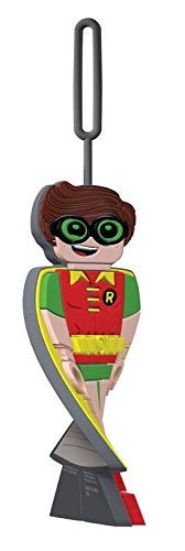 Lego Batman Movie Robin Silicone Luggage/Backpack Tag (51751), Identify Luggage for Spring Break or Summer Vacation - Image 3