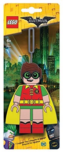 Lego Batman Movie Robin Silicone Luggage/Backpack Tag (51751), Identify Luggage for Spring Break or Summer Vacation - Image 2