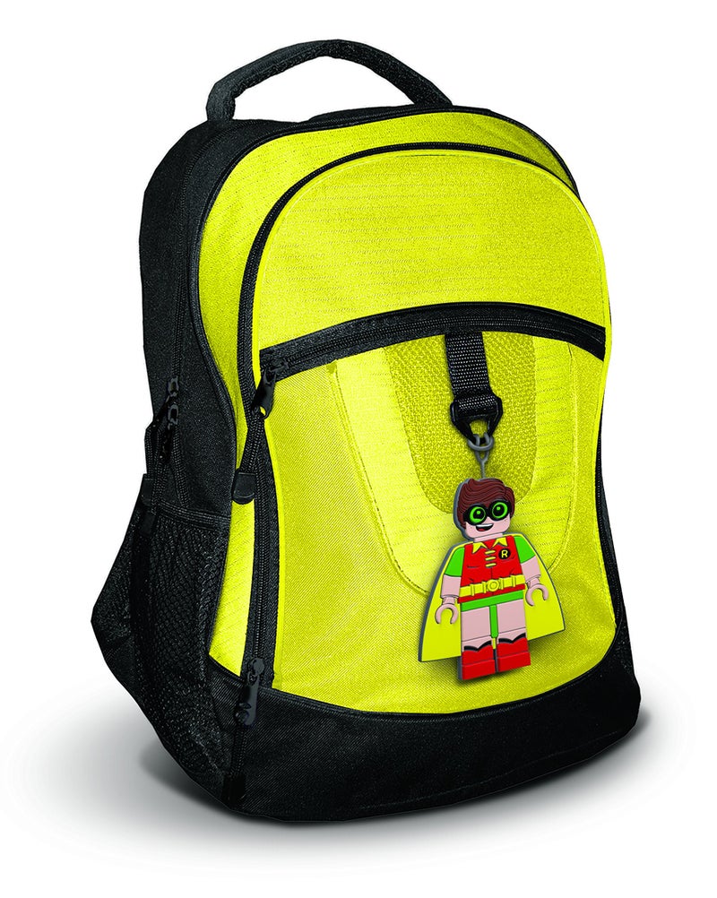 Lego Batman Movie Robin Silicone Luggage/Backpack Tag (51751), Identify Luggage for Spring Break or Summer Vacation - Image 4