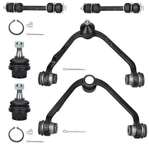 BRTEC 6 Pcs Front Suspension Kit-Upper Control Arm Lower Ball Joint Sway Bar for Ford Expedition 1997-2002 F-150 1997-2003 RWD 2WD K8726T K8728T K8772 K8695T - Image 1