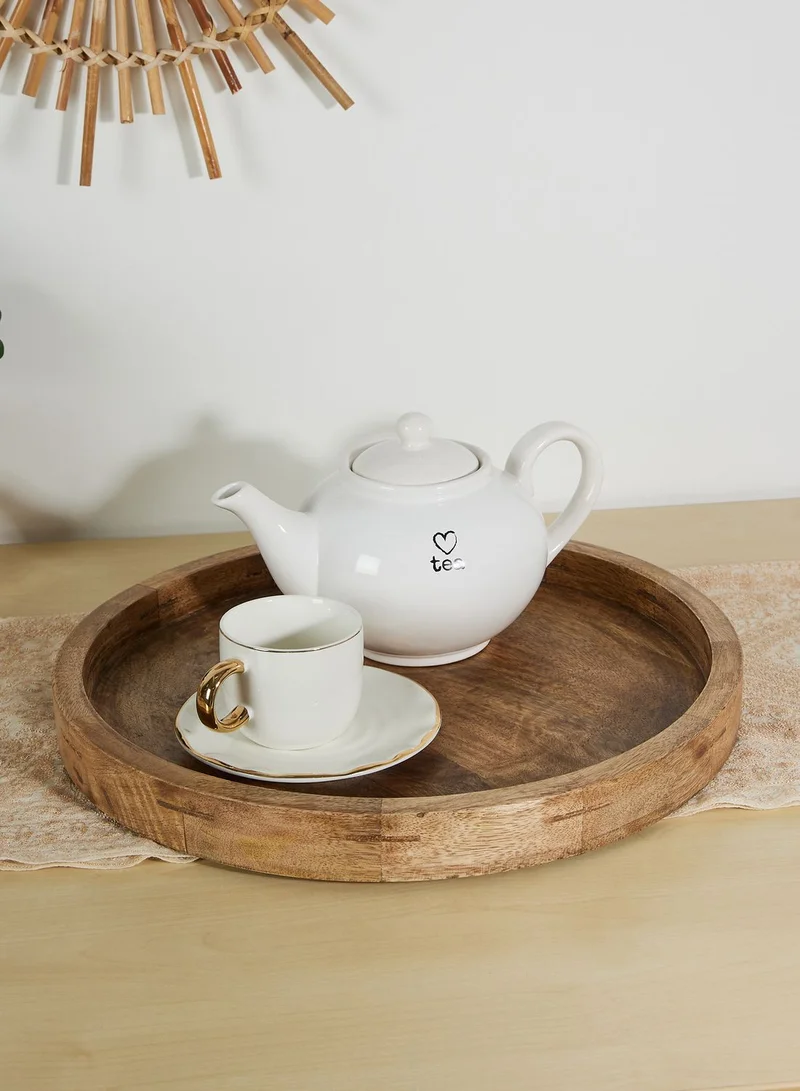 AURORA Wood Tray 16X16X1.5