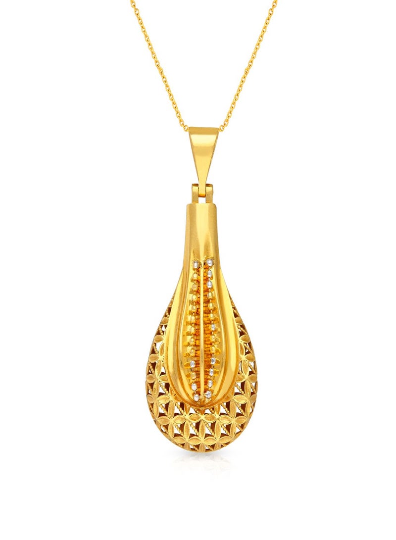 Malabar Gold and Diamonds 22k 916 Purity Malabar Gold Pendant PD1716036T  - Image 1