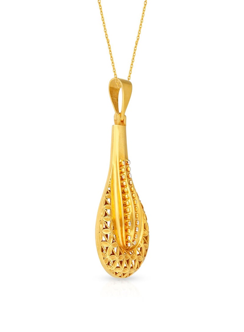 Malabar Gold and Diamonds 22k 916 Purity Malabar Gold Pendant PD1716036T  - Image 2