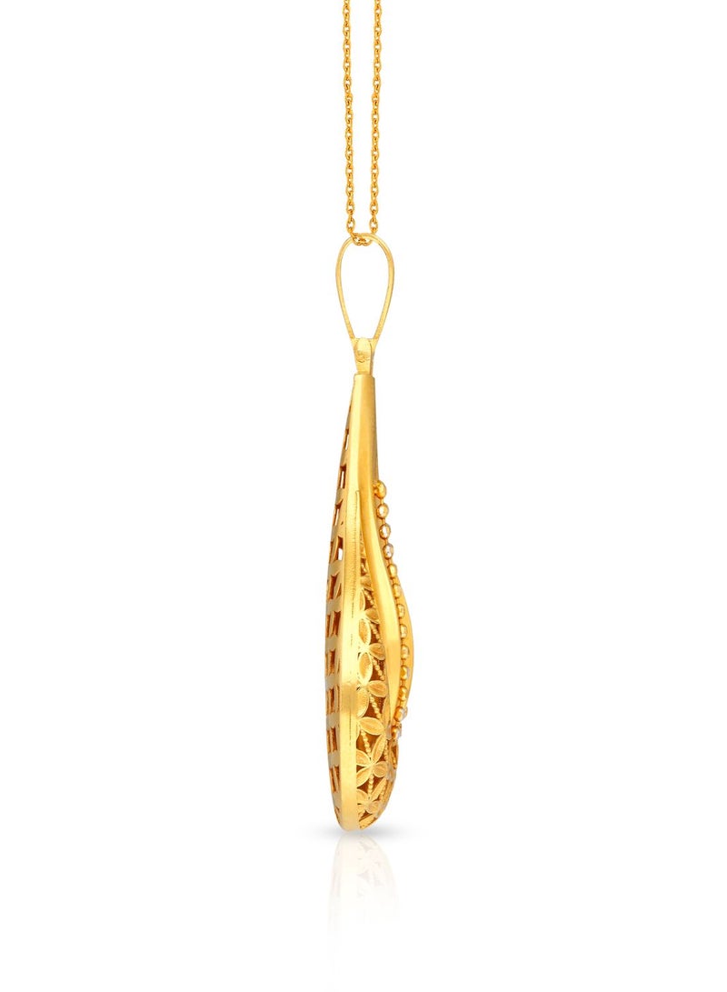 Malabar Gold and Diamonds 22k 916 Purity Malabar Gold Pendant PD1716036T  - Image 3