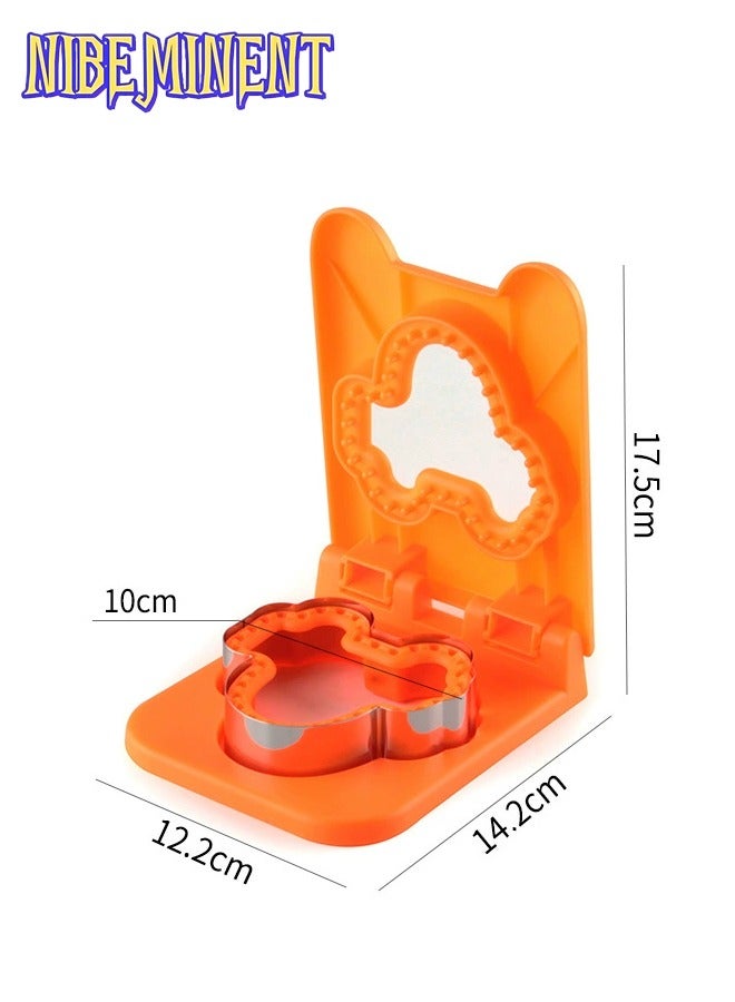 NIBEMINENT Sandwich Cutter Mold Toast Fruit Mold With Hand Protection Baking Tool - Image 1
