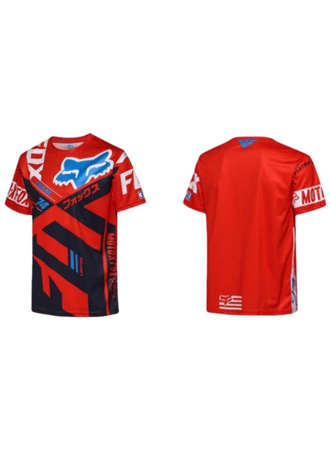 Fox Men's Outdoor Cycling Suit Off-road Road Mountain Bike Cycling Tops - Image 1