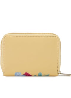 CAPRESE Caprese Shanaya Zip Around Wallet for Women| Small, Yellow | Multiple Card Slots with Stylish Print | Perfect for Carrying Daily Essentials  - Image 2