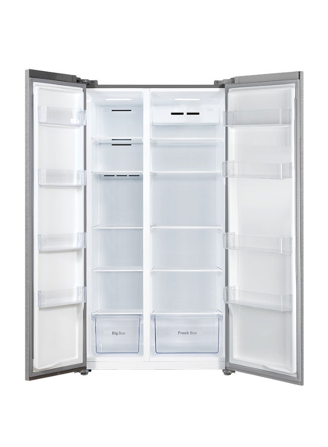 Aston Side-by-Side Refrigerator, 612 Liters, 21.6 Cu.Ft, Inverter, Silver - ASBS612TL - Image 2