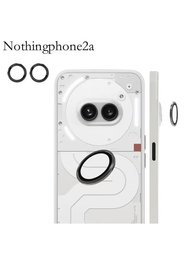 1 Pack Camera Lens Protector For Nothing Phone 2a, Full Coverage Tempered Glass Camera Lens Protector Anti-scratch Phone Accessory Compatible with Nothing Phone 2a - Image 3