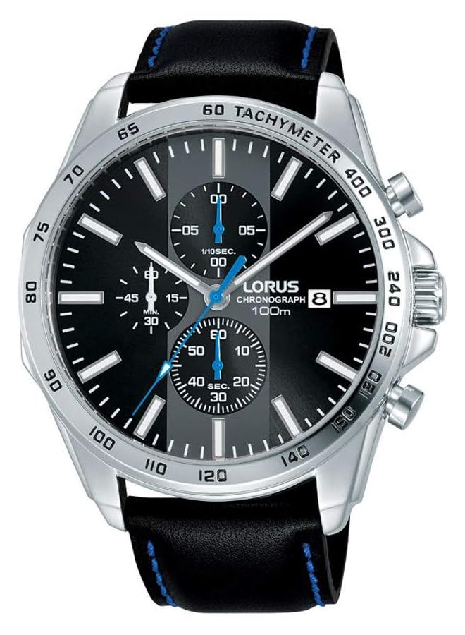 لوراس ساعة رياضية كرونوغراف للرجال مقاومة للماء حتى عمق 100 متر بتقويم Rm391Ex9 - Image 1