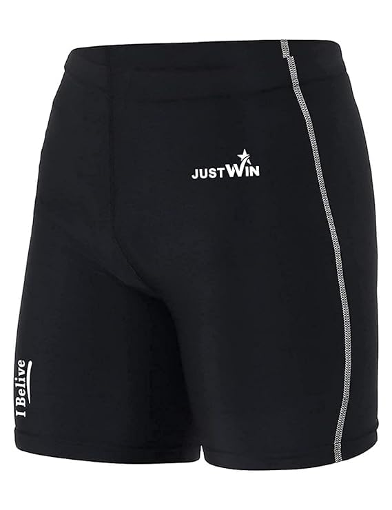 JUSTWIN Swimwear Half Sleeve T-Shirt and Shorts for Men & Women (M, Black Grey) - Image 3