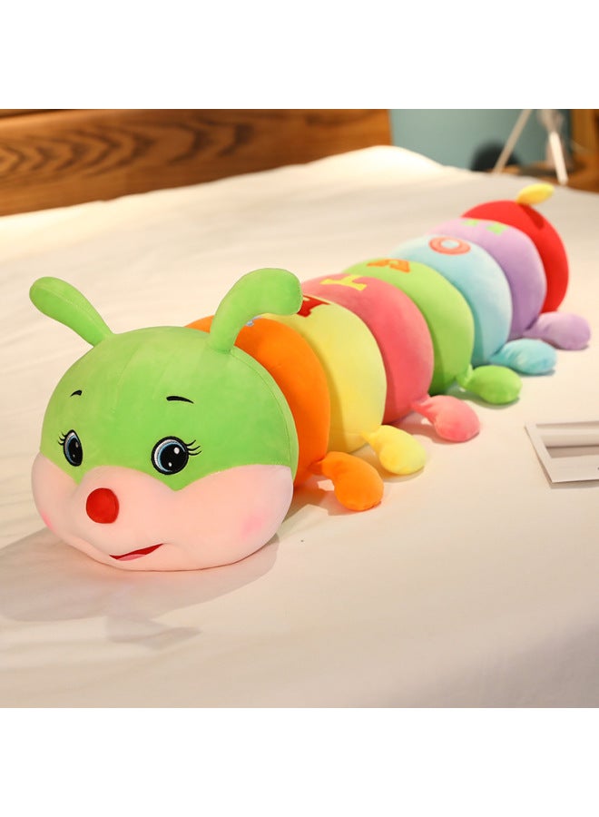 Doll Caterpillar Plush Toy Creative Long Sleeping Pillow Large Doll Birthday Gift-Color:Caterpillar [independent Liner Naughty Model]-Height:110cm 【1.35kg】 - Image 5