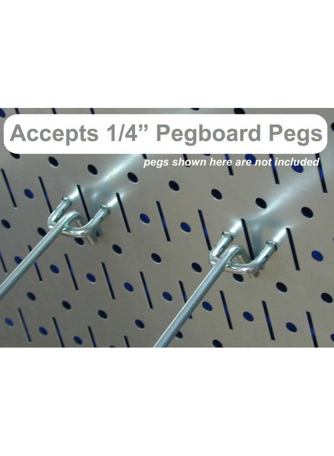 Wall Control 30-WGL-200GVR Galvanized Steel Pegboard Tool Organizer,Galv/Red - Image 3