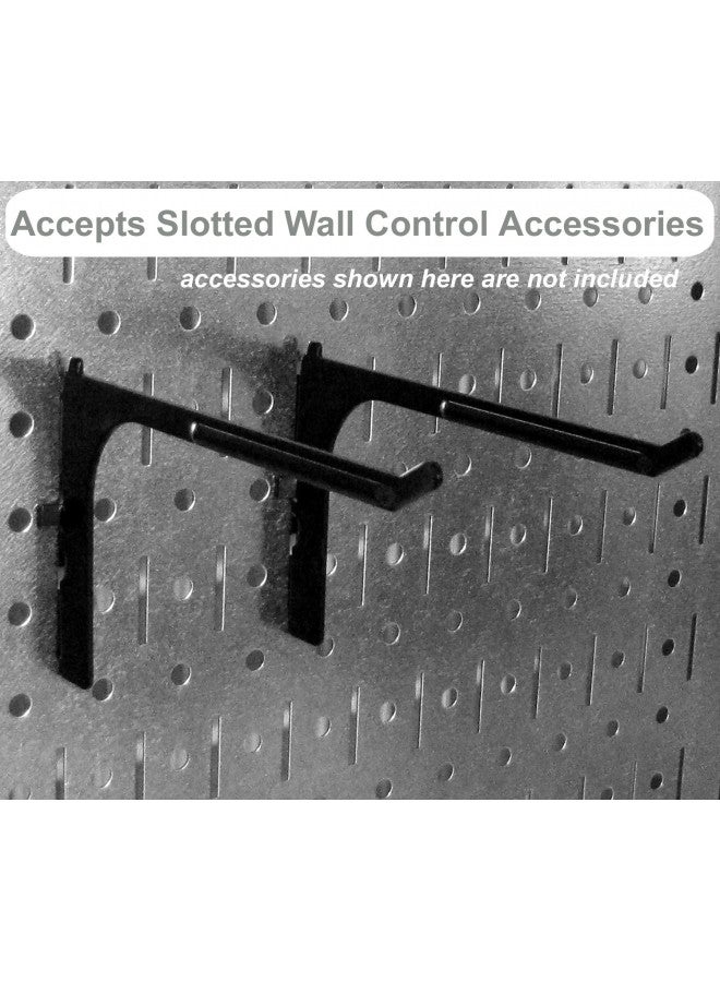 Wall Control 30-WGL-200GVR Galvanized Steel Pegboard Tool Organizer,Galv/Red - Image 4