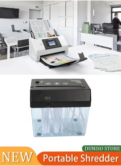 Mini Portable Shredder Cutter Strip Machine,Mini USB Paper Shredder for A6  with Letter Opener Mail Envelop Cutter For Home Office USB Electric Powered