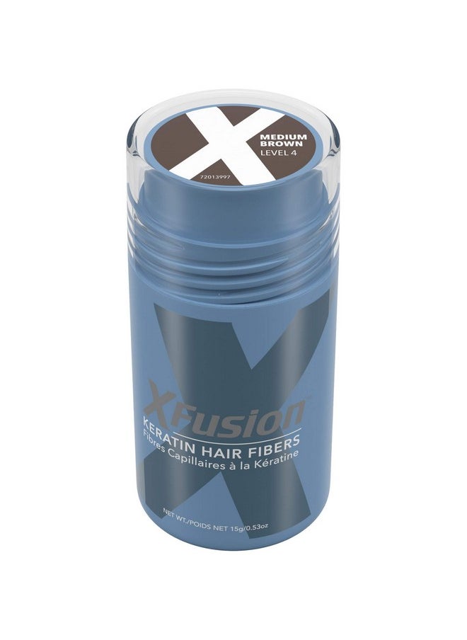 Xfusion Keratin Hair Fibers Medium Brown (15G)  - Image 1