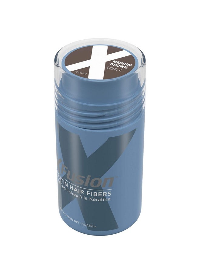 Xfusion Keratin Hair Fibers Medium Brown (15G)  - Image 3