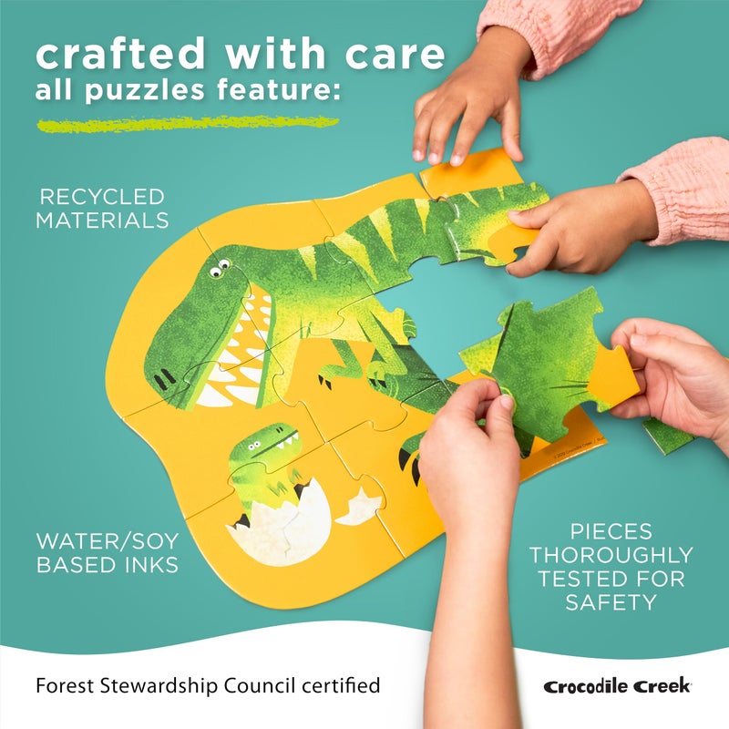 Crocodile Creek 36-Piece Jigsaw Floor Puzzle - Fun Floor Puzzles for Kids Ages 3-5 - Heavy-Duty Shaped Box for Storage - Backyard Bugs - 27" W x 20" H Finished - Image 5