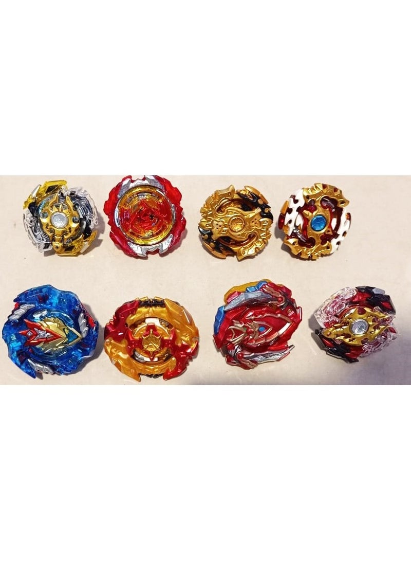 Metal Fusion Battling Top Burst Launcher Grip Set Storage Box Top Burst Gyros 4D with Launcher Burst Toys for Children 8pcs  - Image 4