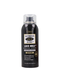 EBIN NEW YORK EBIN NEW YORK Wonder Lace Melt Aerosol Spray - Rose Water + Biotin Infused (80ml./ 2.7oz) - Preserves Edges & Undetectable Lace | Long lasting hold | No Residue 