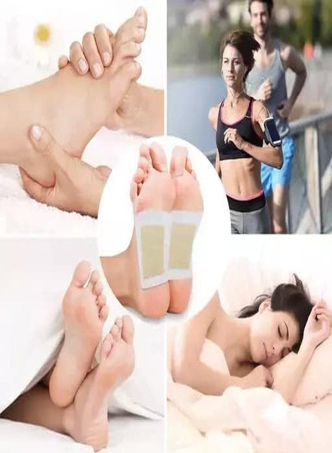 SWEGE ENTERPRISE Swege Detox Foot Pads for Body Cleansing & Relaxation - Natural Herbal Adhesive Patches to Remove Toxins, Improve Sleep, Relieve Stress & Boost Energy - 10 Pcs Wellness Care Pads - Image 5