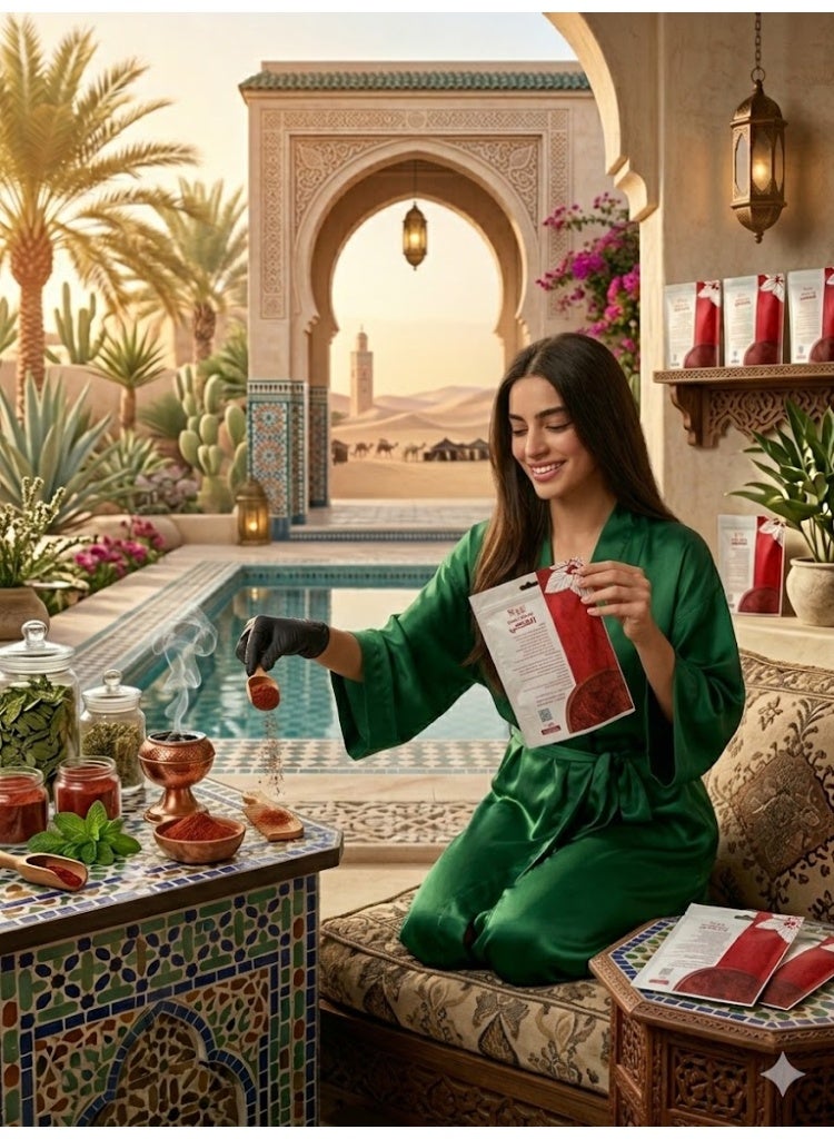 بي بي إس المشاط الأحمر الملكي الطبيعي 100% من PBS - لإنبات الفراغات، تطويل الشعر ومنع التساقط - سر الجمال التراثي الأصلي - Image 4