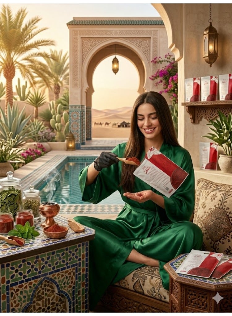 بي بي إس المشاط الأحمر الملكي الطبيعي 100% من PBS - لإنبات الفراغات، تطويل الشعر ومنع التساقط - سر الجمال التراثي الأصلي - Image 2