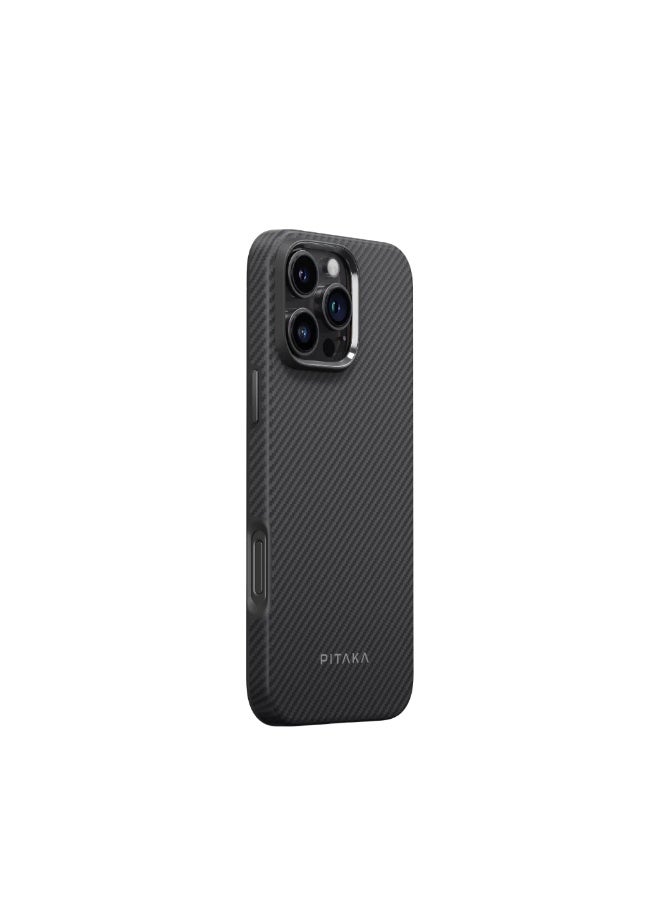 PITAKA iPhone 16 Pro Aramid UltraGuard Case 600D Black/Grey (Twill)