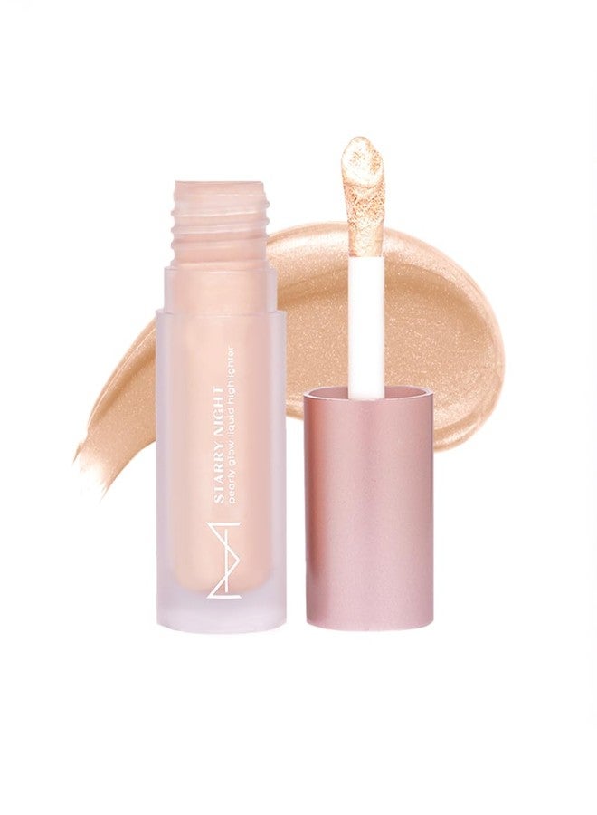 House Of Makeup Liquid Highlighter | High-glow, Smudge-proof Highlighter Makeup For All Skin Tones | 6 ml (Moonlight, 6 ml) - Image 1