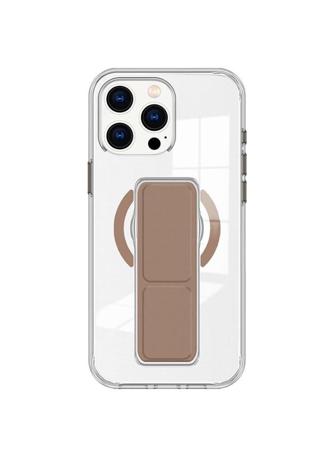 Zaboon Case For iPhone 13 Pro Clear Wristband Holder MagSafe Phone Case - Image 1