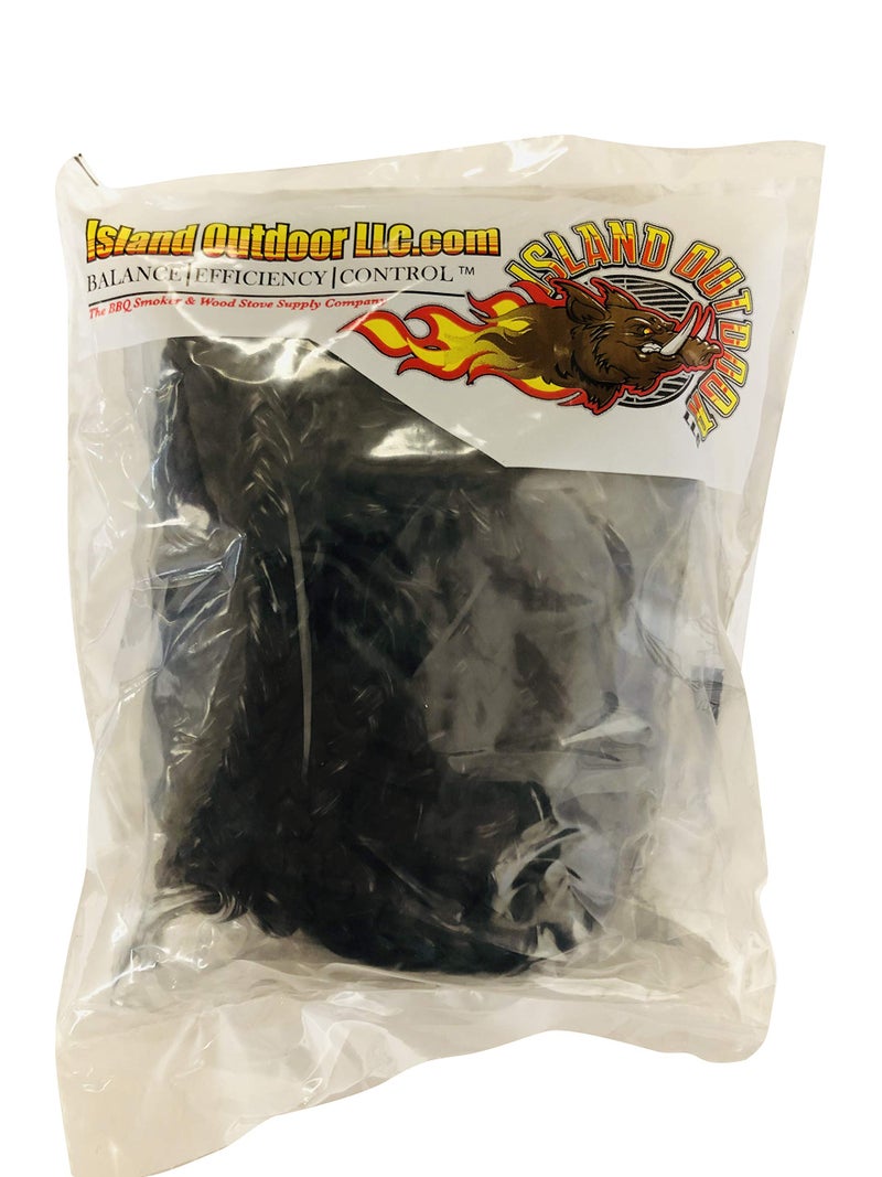 LavaLock Wood Stove Replacement Gasket for Woodburning Stoves - Graphite Impregnated Fiberglass Gaskets (1/2" x 84" Rope) - Image 2