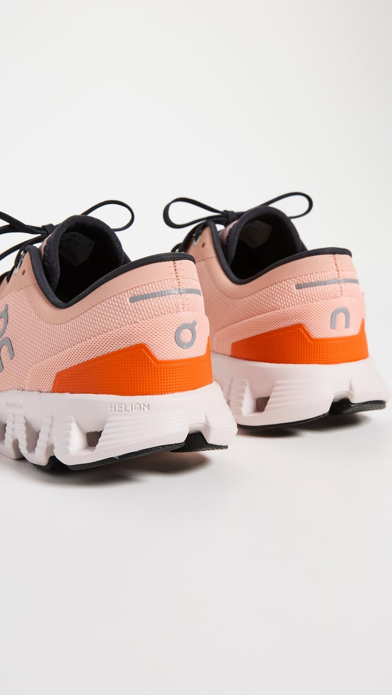 On Women's Cloud X 3 Sneakers, Rose/Sand, Pink, 7.5 Medium US - Image 3