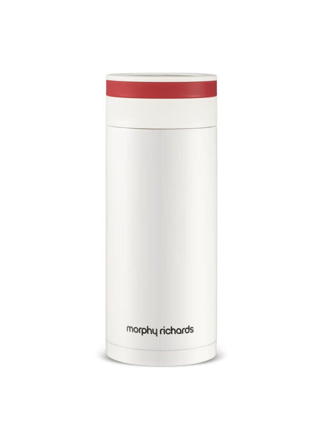 Morphy Richards 304 Stainless Steel Double-layer Vacuum Insulated Cup Outdoor Lightweight Portable Silicone Non-slip Design Off-white - Image 1