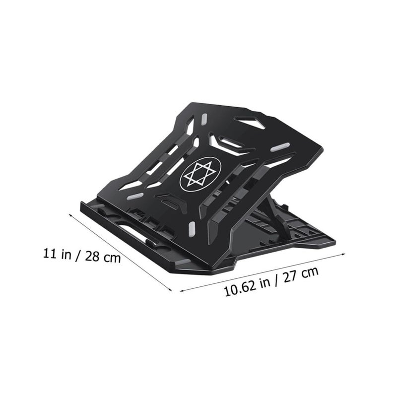Adjustable Foldable Laptop Stand Portable Aluminum Bracket with Large Hollow Design for Heat Dissipation - Image 3