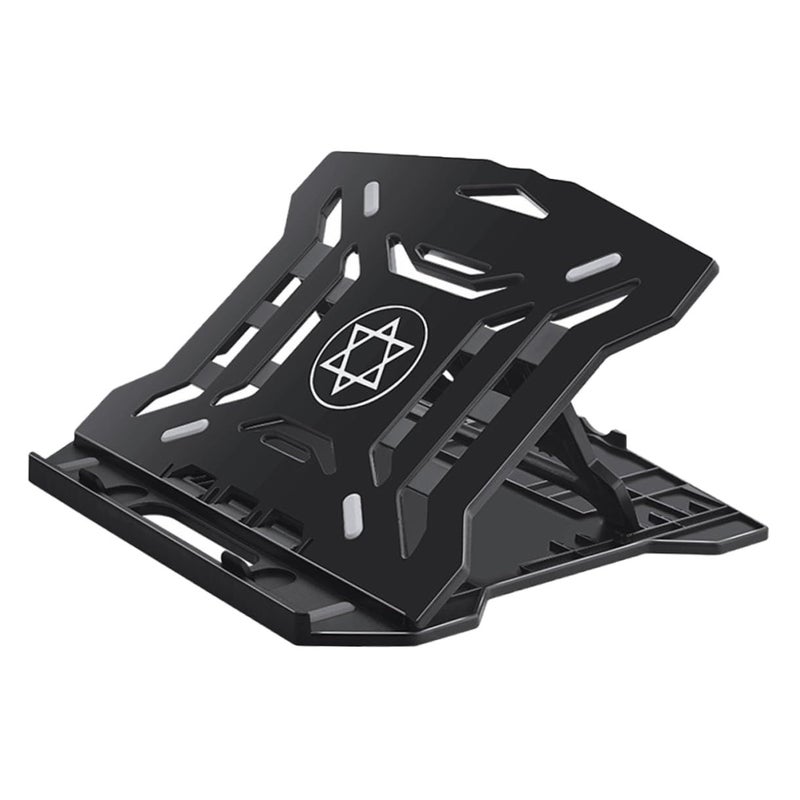 Adjustable Foldable Laptop Stand Portable Aluminum Bracket with Large Hollow Design for Heat Dissipation - Image 2