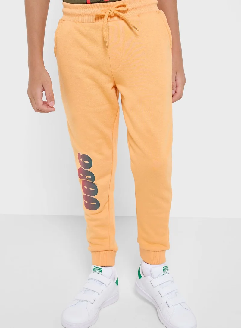 Pinata Boys Solid Text Printed Jogger
