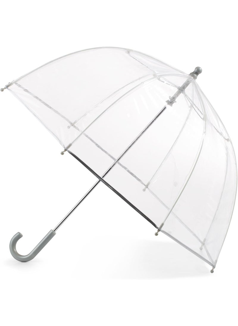 Totes - totes Kids Clear Bubble Umbrella with Dome Canopy Lightweight Design Wind and Rain Protection Umbrella Clear Kids  38 Canopy - Image 1