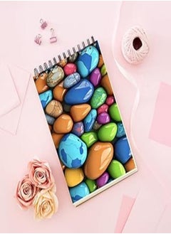 Generic Notebook With Trendy design - Luminous Multiple Stones and Pebbles 