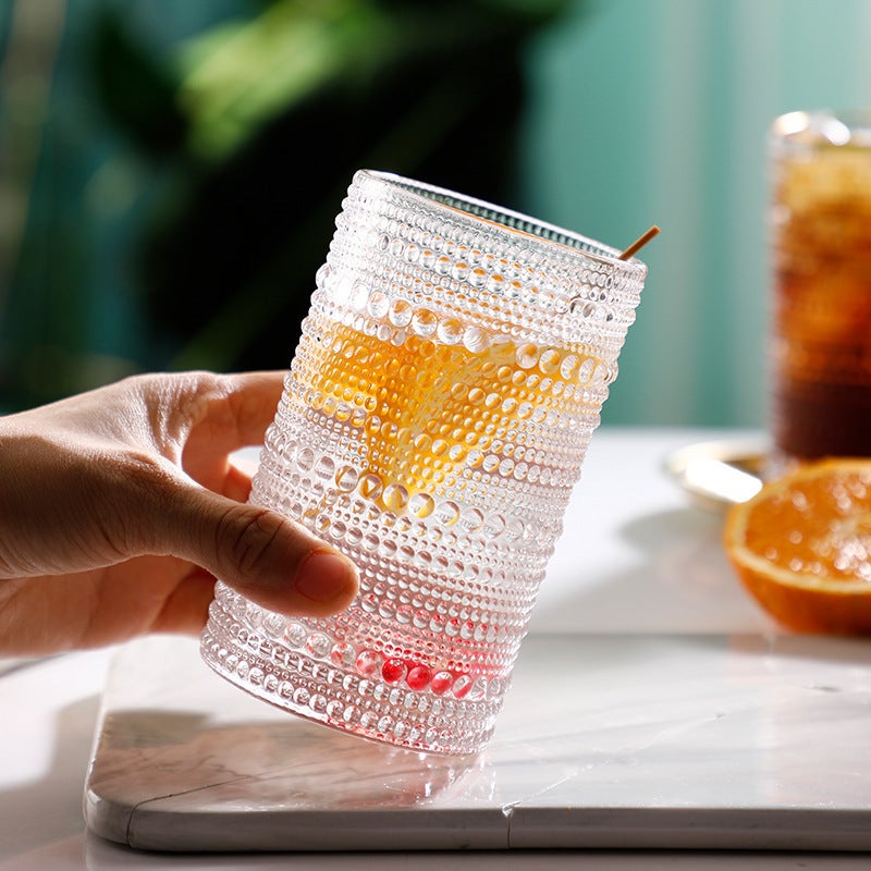 Retro Polka Dot Glass Cup - Image 2