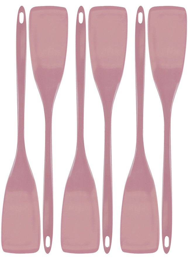 ريستون لويد ملعقة تقليب للمقالي غير اللاصقة، مقاومة للحرارة، مصنوعة من مادة الميلامين الخالية من مادة BPA، بمقبض مريح، 11 بوصة، طقم من 6 قطع من ريستون لويد، لون وردي - Image 1