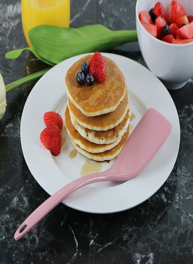 ريستون لويد ملعقة تقليب للمقالي غير اللاصقة، مقاومة للحرارة، مصنوعة من مادة الميلامين الخالية من مادة BPA، بمقبض مريح، 11 بوصة، طقم من 6 قطع من ريستون لويد، لون وردي - Image 2