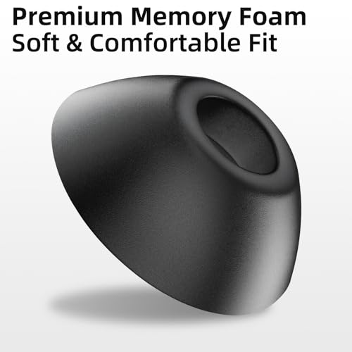 lanwow for AirPods Pro 3 Foam Tips, Memory Foam Ear Tips for AirPods Pro 3 (2025 3rd Gen)，4-Size Variety Pack (XS/S/M/L, 4 Pairs) - Image 4