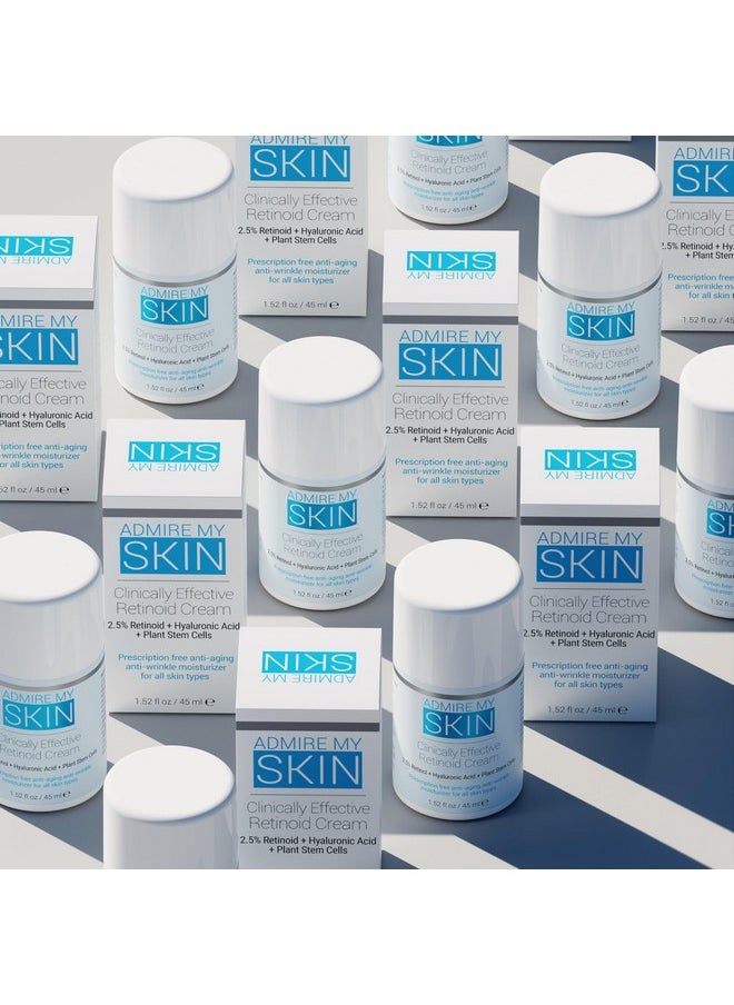 ادماير ماي سكن كريم الريتينويد القوي من Admire My Skin - كريم مرطب مضاد للشيخوخة بالريتينول يساعد على تنظيف البشرة المعرضة لحب الشباب والتخلص من التجاعيد ومنحك توهجًا شبابيًا صحيًا  - Image 3