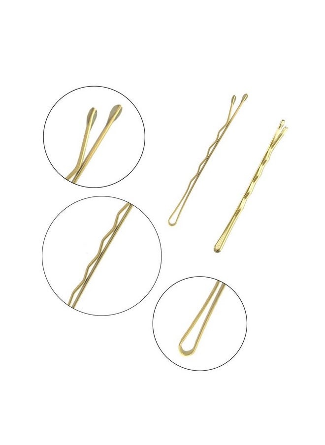 YINGFENG 150Pcs 2.2Inch Blonde Bobby Pins For Women Girls Super Grip Gold Hair Clips With Box Yingfeng Reusable Non Slip Hair Pins Suitable For All Hair Types  - Image 5