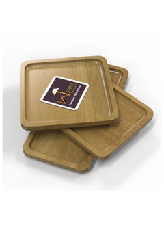 Wooden Twist Wooden Serving Tray Plate (Set of 3)  - Image 4