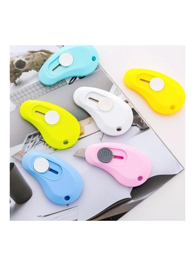 NIBEMINENT 6-Piece Mini Portable Small Utility Knife Express Box Multicolour - Image 1