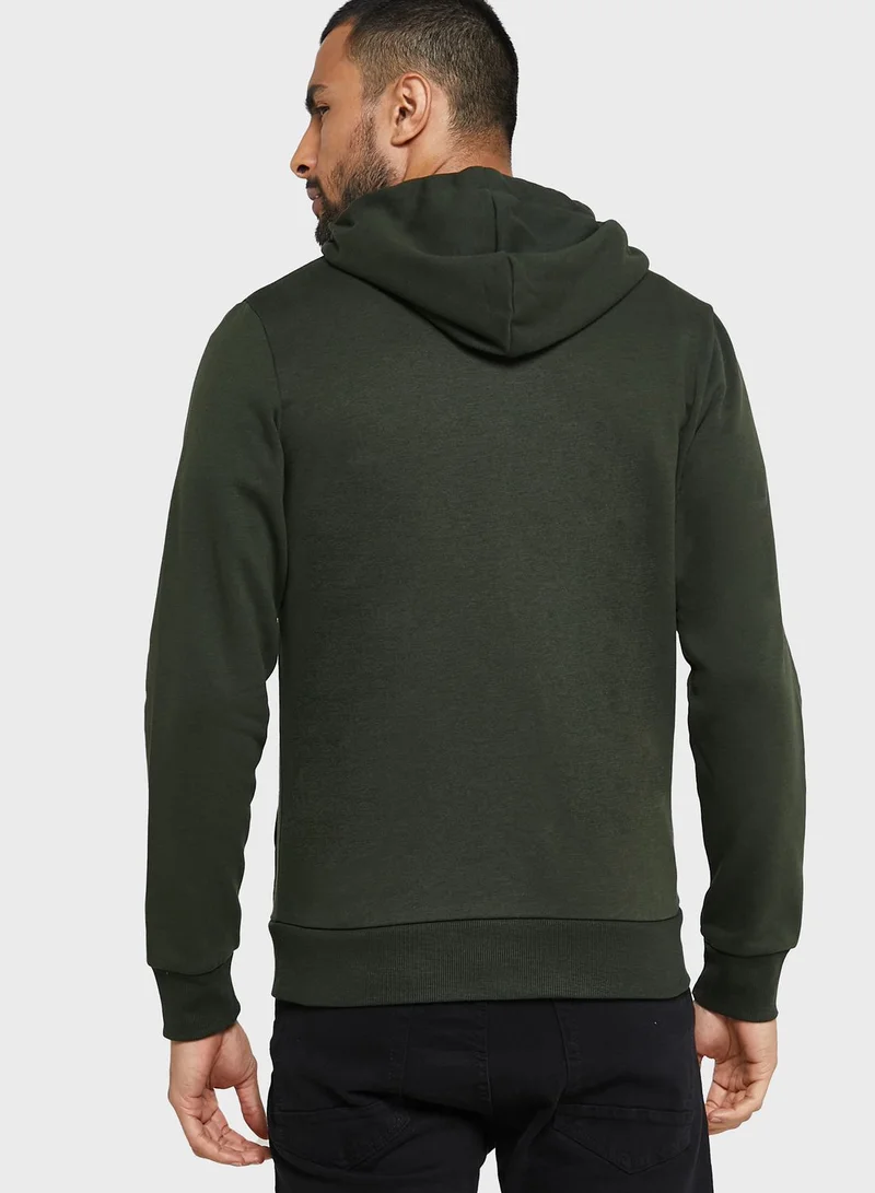 JACK & JONES Logo Print Hoodie