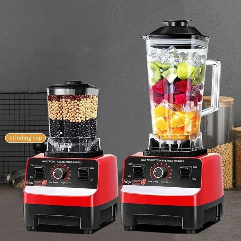 ECVV Commercial Blender 5500W, Industrial High Speed Professional Food Processor for Restaurant & Home, Vegetable Chopper Meat Grinder for Fruit Fish Smoothie Nut Butter Food Processing - Image 5