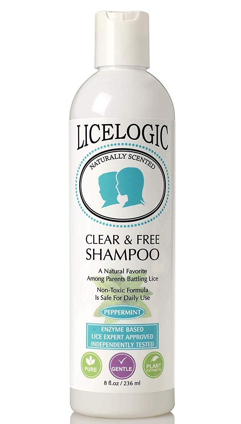 لايس لوجيك Clear  Free Lice Treatment Shampoo, 8oz, Peppermint - Effective Against Super Lice, Kills Eggs  Nits, Prevents  Repels Lice, Not Toxic, Naturally Derived Licezyme, No Harsh Chemicals - Image 5
