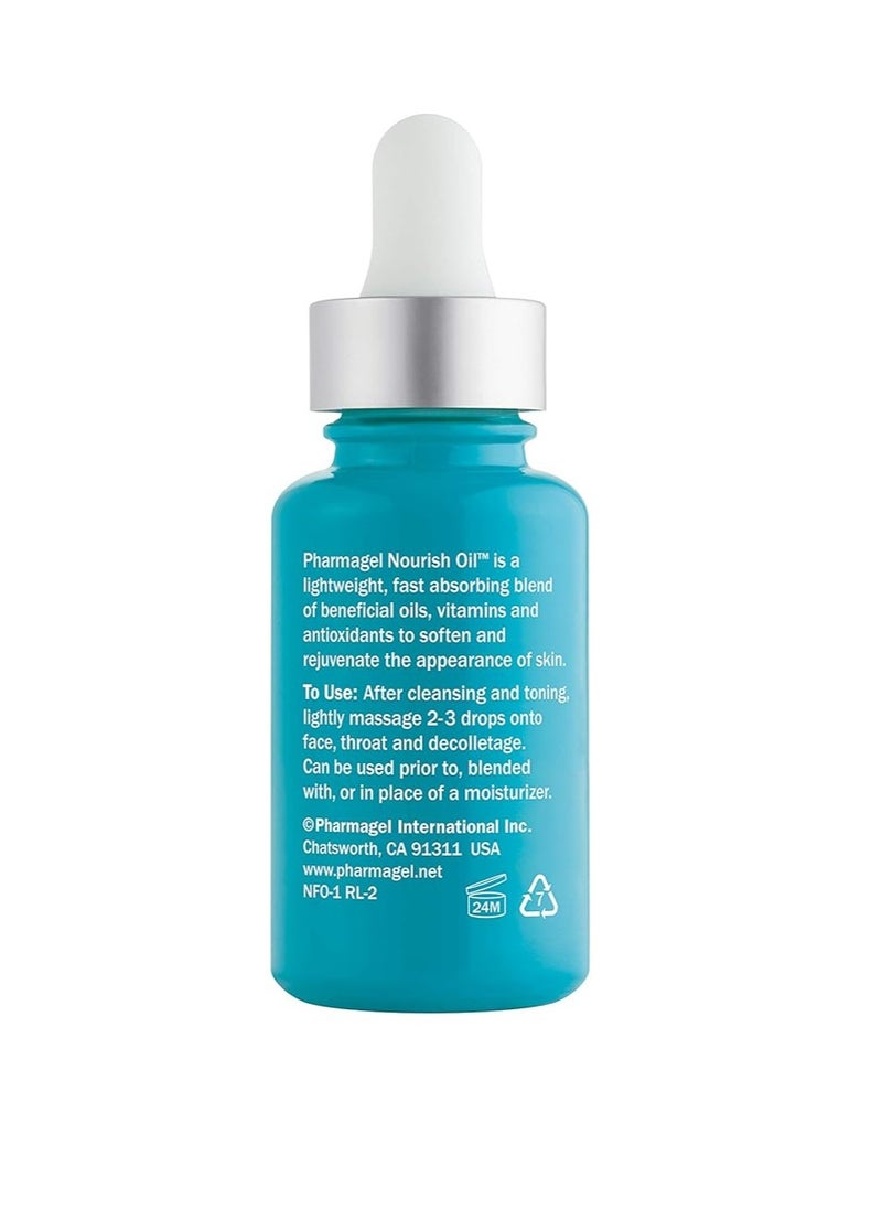 Pharmagel Pharmagel Nourish Facial Oil | Anti Aging Face Oil with 12 Exotic Oils including Avocado and Rosemary Seed | Dry Skin Relief | 1.0 fl. oz.  - Image 3